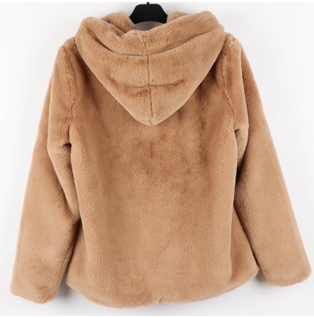 .Object - Objsandie jacket - Huvjacka i plsimmitation - stl. 38