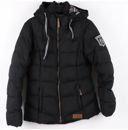 Northbend - Svart t�ckjacka med huva - stl. 38