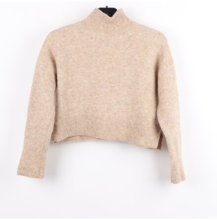 &amp; Other Stories - Stickad  beige midjekort tr�ja i mohairmix - stl. 34