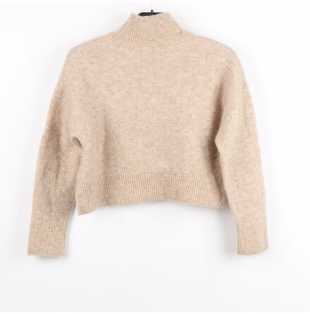 &amp; Other Stories - Stickad  beige midjekort trja i mohairmix - stl. 34