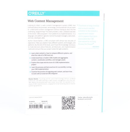Web Content Management - System, features and best practices - Deane Barker - Samh�lle &amp; Historia