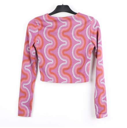 Gina Tricot - Margie multiswirl - Midjekort topp - stl. S