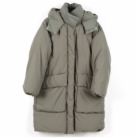 H&amp;M - Vadderad kappa med huva - stl. S