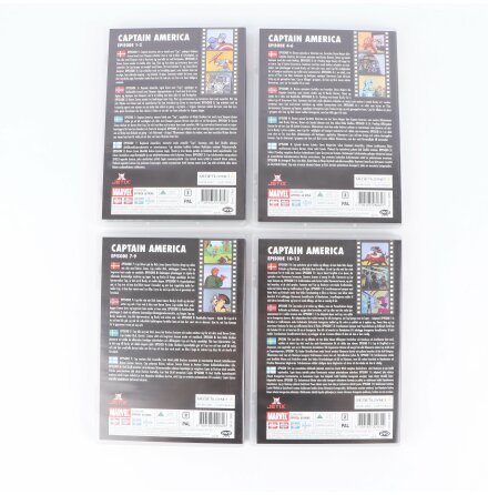 DVD-Box - Captain America The Complete Collection Episode 1-13 - 4st DVD