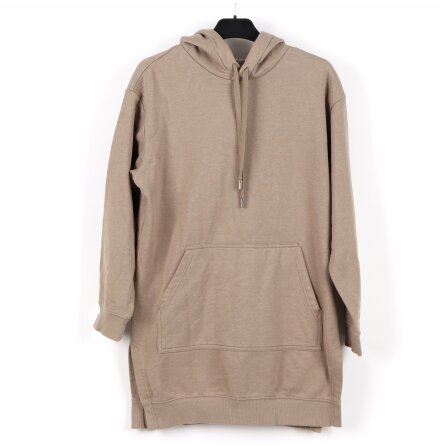 H&amp;M - Beige Hoodie med fickor - stl. XS