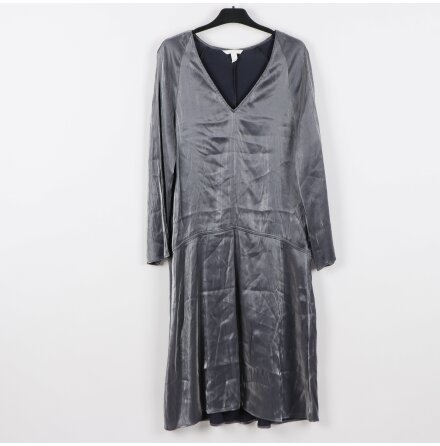 H&amp;M - Silverskimmrande gr klnning - stl.S