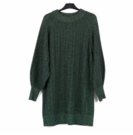 H&amp;M - Lng glest ribbstickad trja med inslag av glittertrd - stl. S