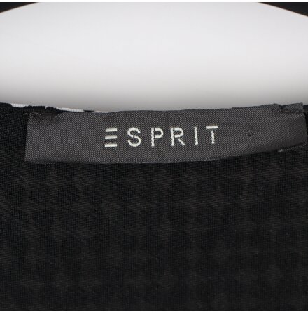 Esprit - Mnstrad klnning med 3/4 dels rm - stl.S