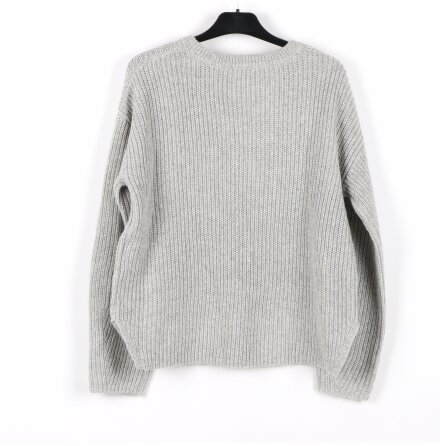Esprit Collection - Stickad glittrig trja med v-ringning - stl. XL