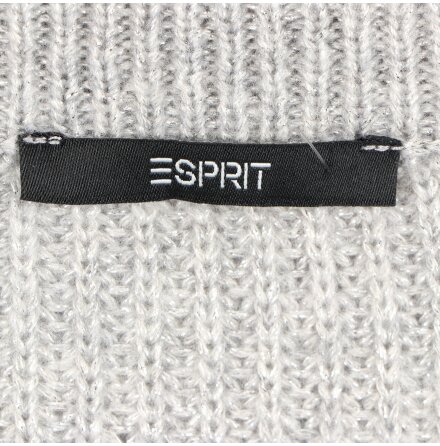 Esprit Collection - Stickad glittrig trja med v-ringning - stl. XL