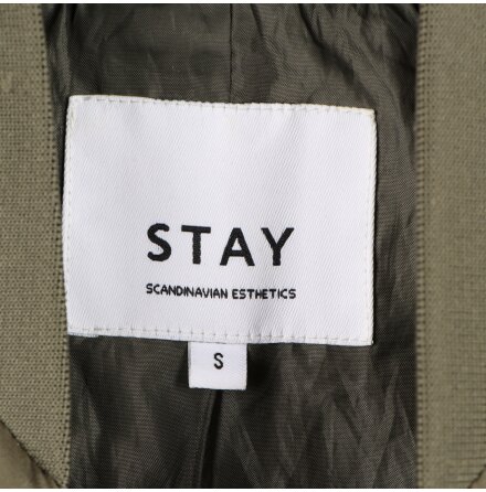 Stay - Tunn jacka - Olivgr�n - stl. S