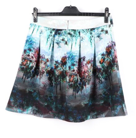 Ilse Jacobsen - Kort m�nstrad kjol - stl. 40