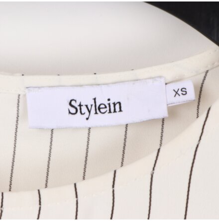 Stylein - Randig blus med vid 3/4 dels �rm - stl.XS