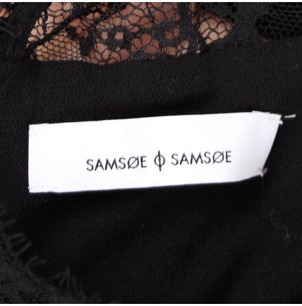 Samsoe &amp; Samsoe - L�ngt svart linne - stl.S