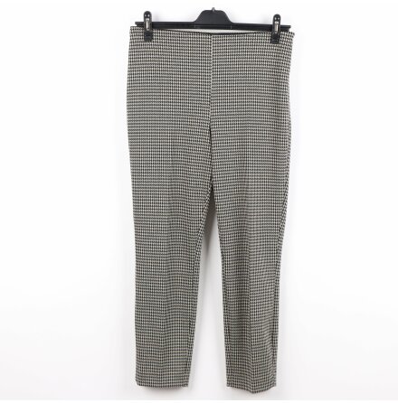 H&amp;M - Mnstrad byxa i svart, vit och beige - stl. 42
