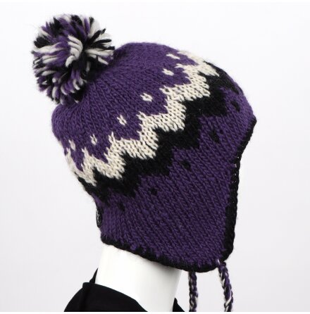 Ice Wear - Stickad m�ssa och tumvantar