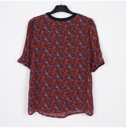 Gestuz - Blus med puffrm - stl. 36