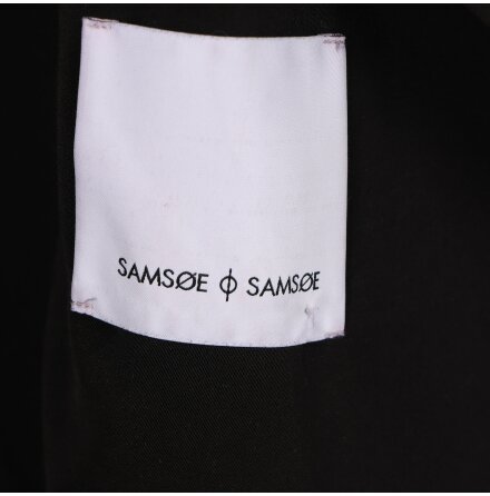 Samsoe Samsoe - Ria - Tunn svart kappa - stl.L