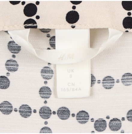 H&amp;M - M�nstrad topp med knappar fram - stl.36