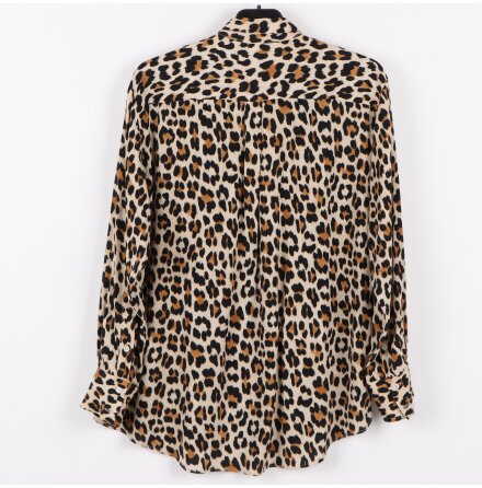 Zara - Leopardm�nstrad skjorta - stl. XS