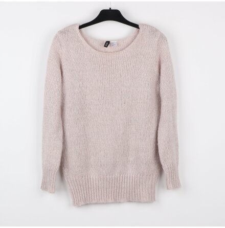 H&amp;M - Stickad glittrig trja - stl. 36