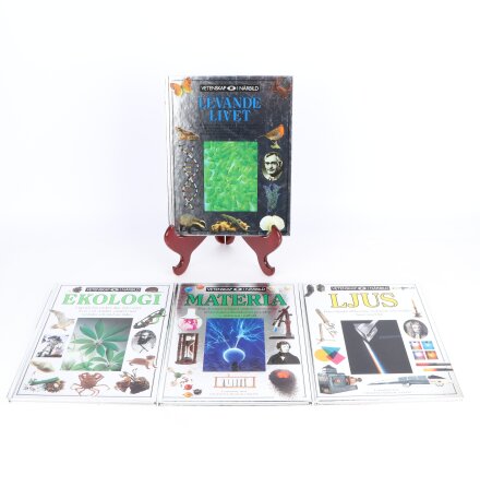 Bokpaket - Vetenskap i n�rbild - Levande livet, Ljus, Ekologi, Materia - 4 b�cker - Samh�lle &amp; Historia