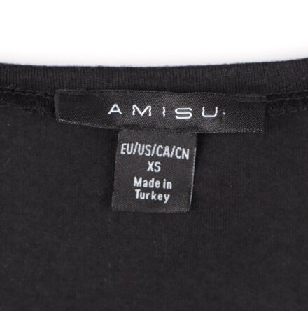 Amisu - �rml�s topp med paljetter - stl. XS