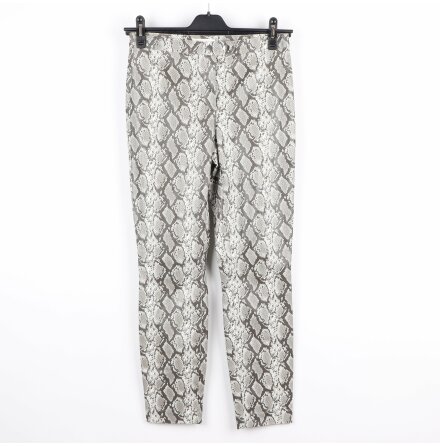 H&amp;M - Ormskinnsmnstrad byxa i skinnimitation - stl. 36