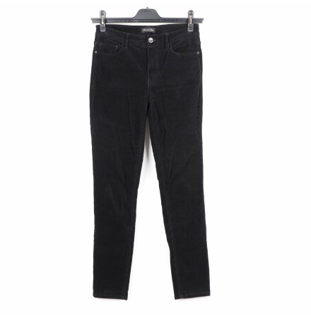 Massimo Dutti - Svart manchesterbyxa - stl. 36
