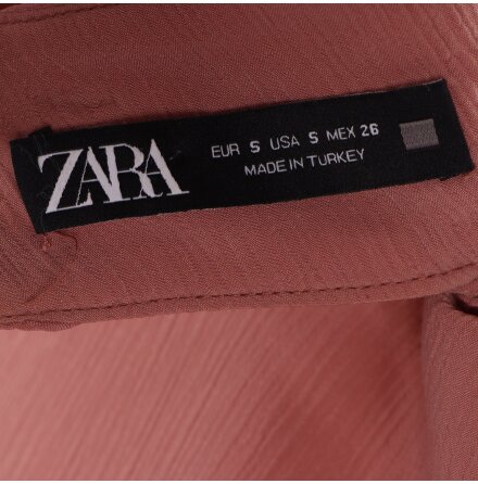 Zara - Midjekort blus med �ppen rygg - stl. S