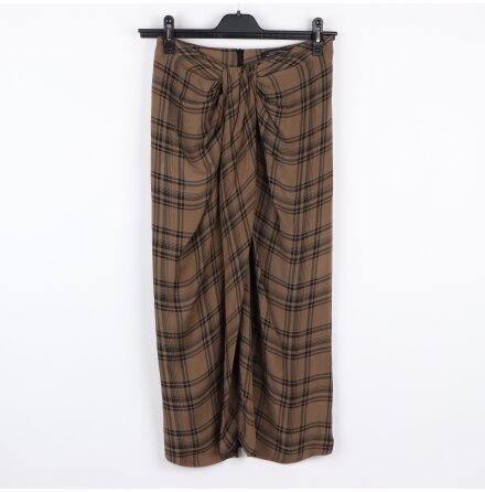 Zara - Mellanl�ng kjol med slits - stl. XS