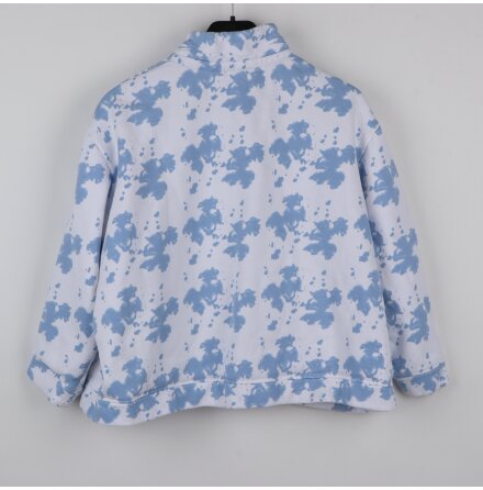 Ulla Popken - Cloud Print - Trja med delvis dragkedja - stl. 46