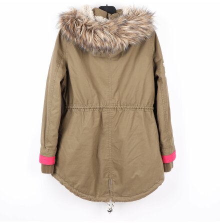 Superdry - Jacka med fuskplskrage p luva - stl.M