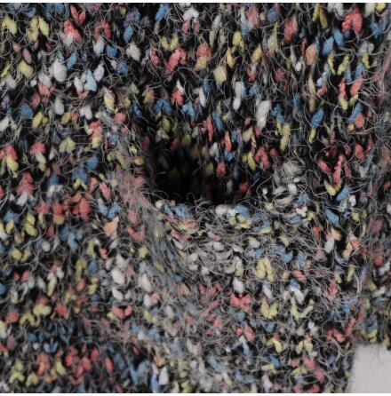 Golden Live Collection - Flerf�rgad stickad kofta med luva - Nyskick - stl. 42 (T2) 