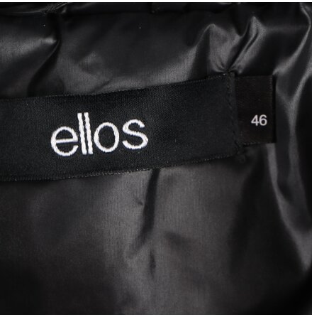 Ellos - Svart tckjacka med quilt i ankdun- stl. 46