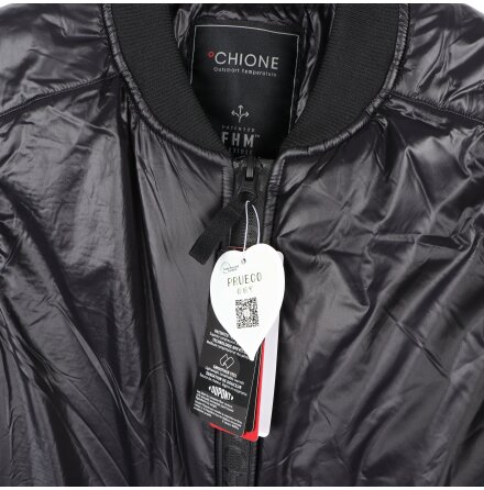 Chione x Dupont Sorona - Outsmart temperature - Tunn svart t�ckv�st med v�rmeanordning - stl. S