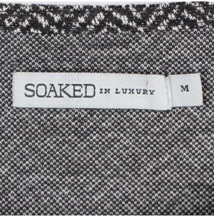 Soaked in luxury - Mnstrad klnning med 3/4 dels rm - Stl. M
