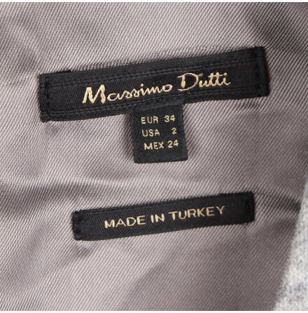 Massimo Dutti - V-ringad klnning - stl.34