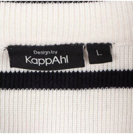 Kappahl - Finstickad randig trja - stl. L 