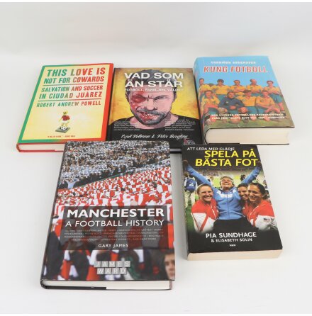 Bokpaket om Fotboll - 5 st