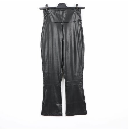 Sanne Alexandra - Svart byxa i l�derimitation - stl. S