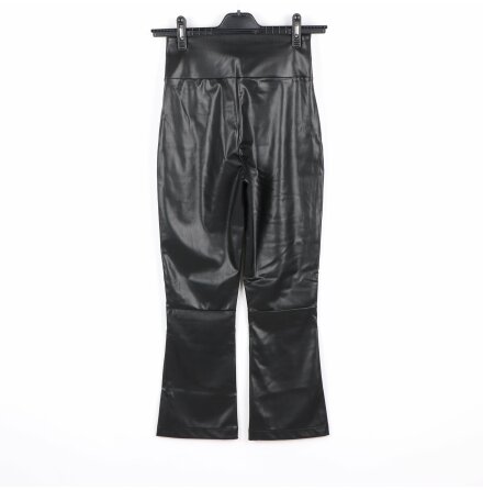 Sanne Alexandra - Svart byxa i l�derimitation - stl. S