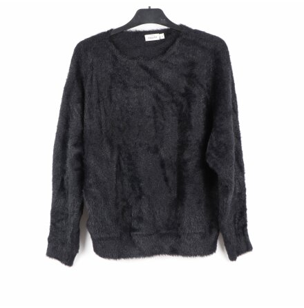 Kappahl - Fluffig svart trja - stl. M