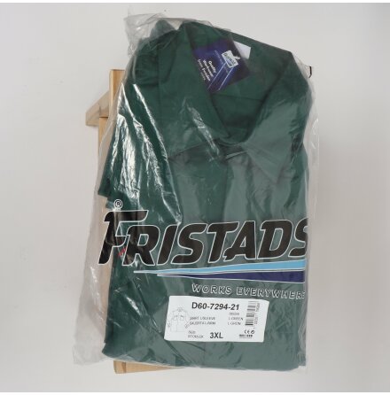 Fristads - Arbetsskjorta - M�rk gr�n - stl. 3XL
