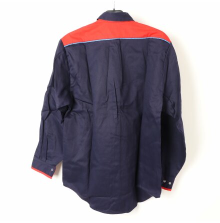 Fristads - Skjorta bl� &amp; r�d - Arbetskl�der - stl. XS