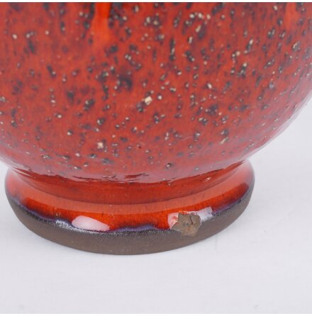 Norrman Motala - R�dglaserad keramikvas 