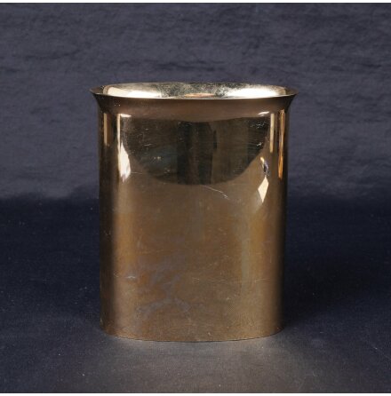 Skandia present - Gunilla Lindahl - Vas belagt med 24K guld 