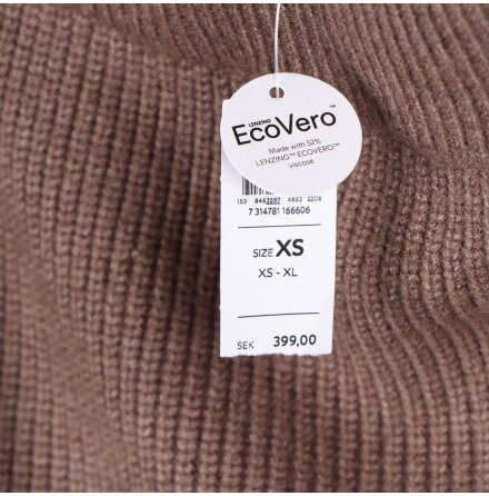 Lindex - Sequoia brown - Knitted Skirt Viscose blend - stl. XS