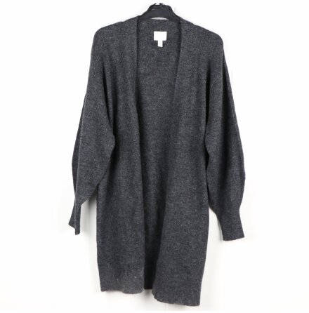 H&amp;M - Lng mjuk finstickad kofta utan knppning - stl. S