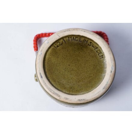 �ldre gr�n sill kruka med lock